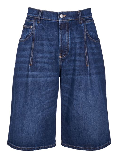 Bermuda in denim ALEXANDER McQUEEN | 765475QYAAQ4211